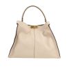 Bolso de mano Fendi  X-lite en cuero granulado beige - 360 thumbnail