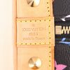 Louis Vuitton  Alma handbag  in multicolor and black monogram canvas  and natural leather - Detail D2 thumbnail