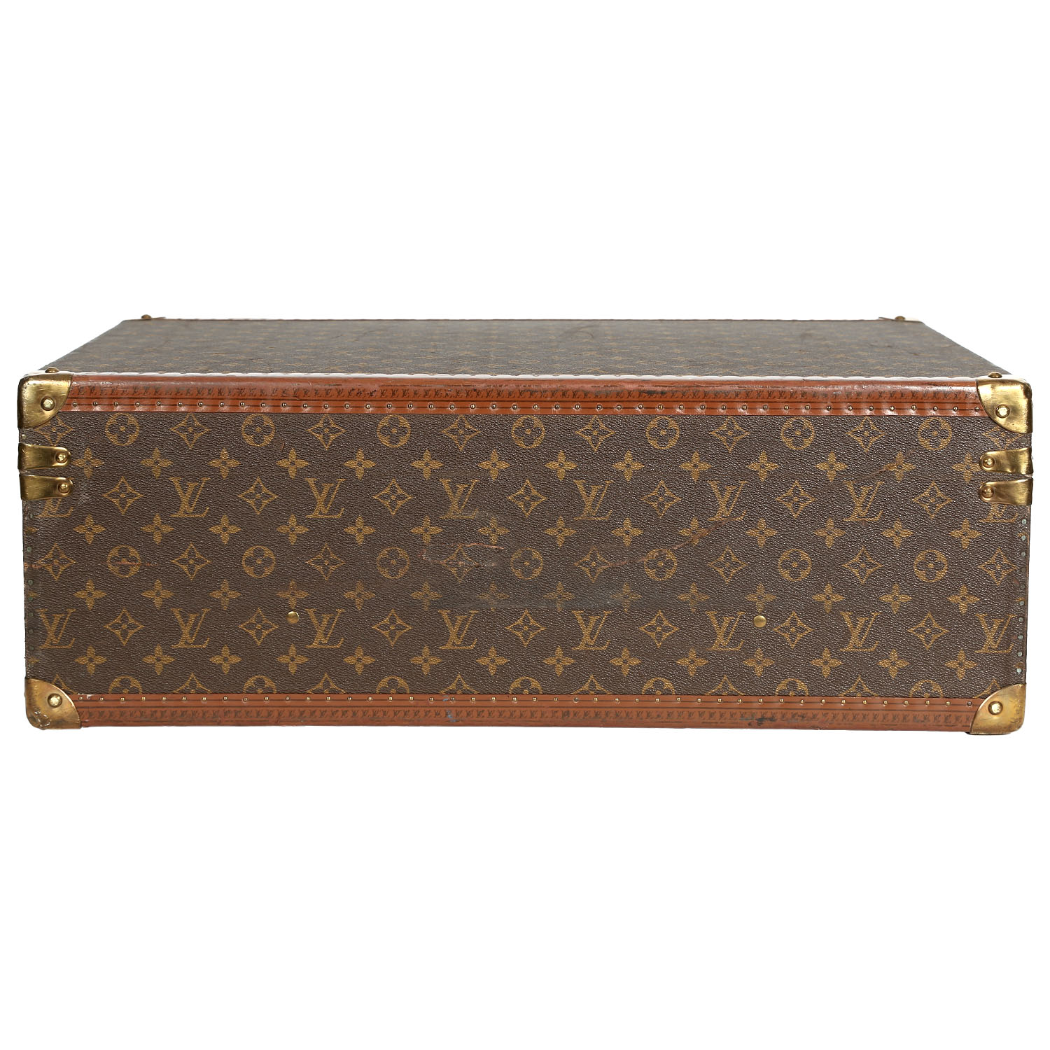 Valigia Louis Vuitton  Bisten 60 in tela monogram marrone e losine - Detail D4