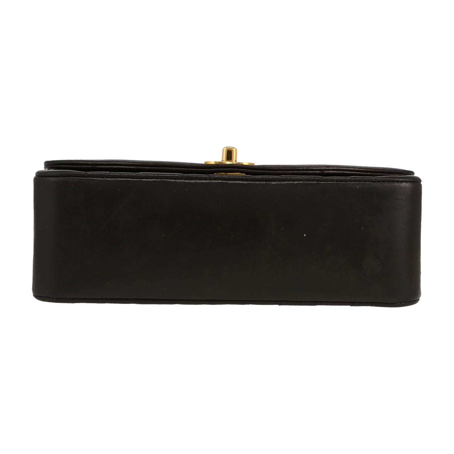 Chanel  Diana shoulder bag  in black quilted leather - Detail D1