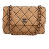 Sac à main Chanel   en cuir matelassé beige - 360 thumbnail