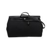 Hermès  Herbag weekend bag  in black canvas  and black leather - 360 thumbnail