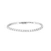 Bracciale Cartier Lignes Essentielles in oro bianco e diamanti - 360 thumbnail