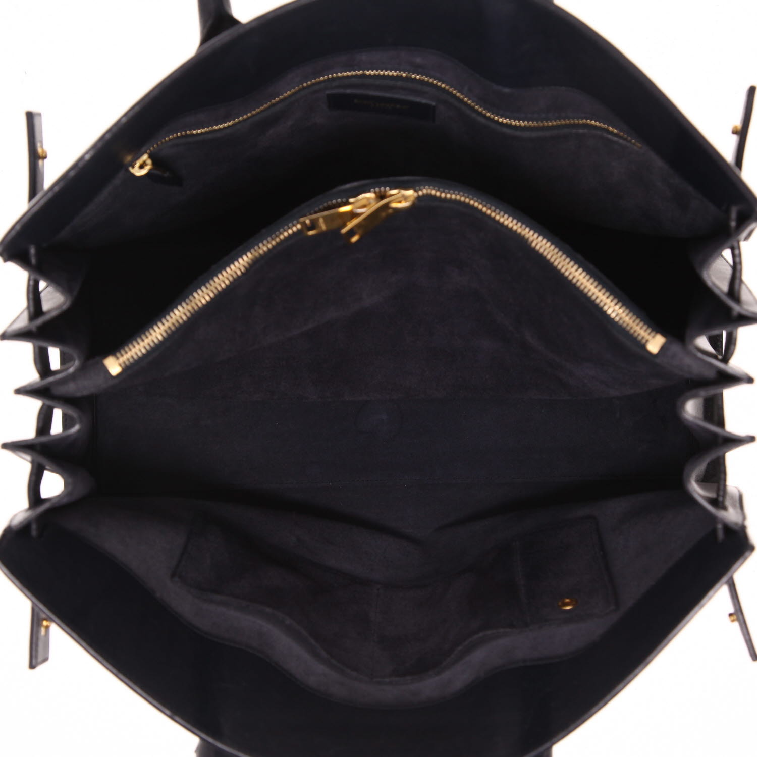Borsa Saint Laurent  Sac de jour modello grande  in pelle blu marino - Detail D4