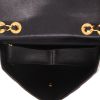 Chanel  Timeless Jumbo handbag  in black quilted grained leather - Detail D3 thumbnail