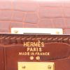 Borsa Hermès  Kelly 20 cm in coccodrillo niloticus marrone - Detail D2 thumbnail