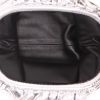 Bottega Veneta   handbag/clutch  in silver leather - Detail D3 thumbnail