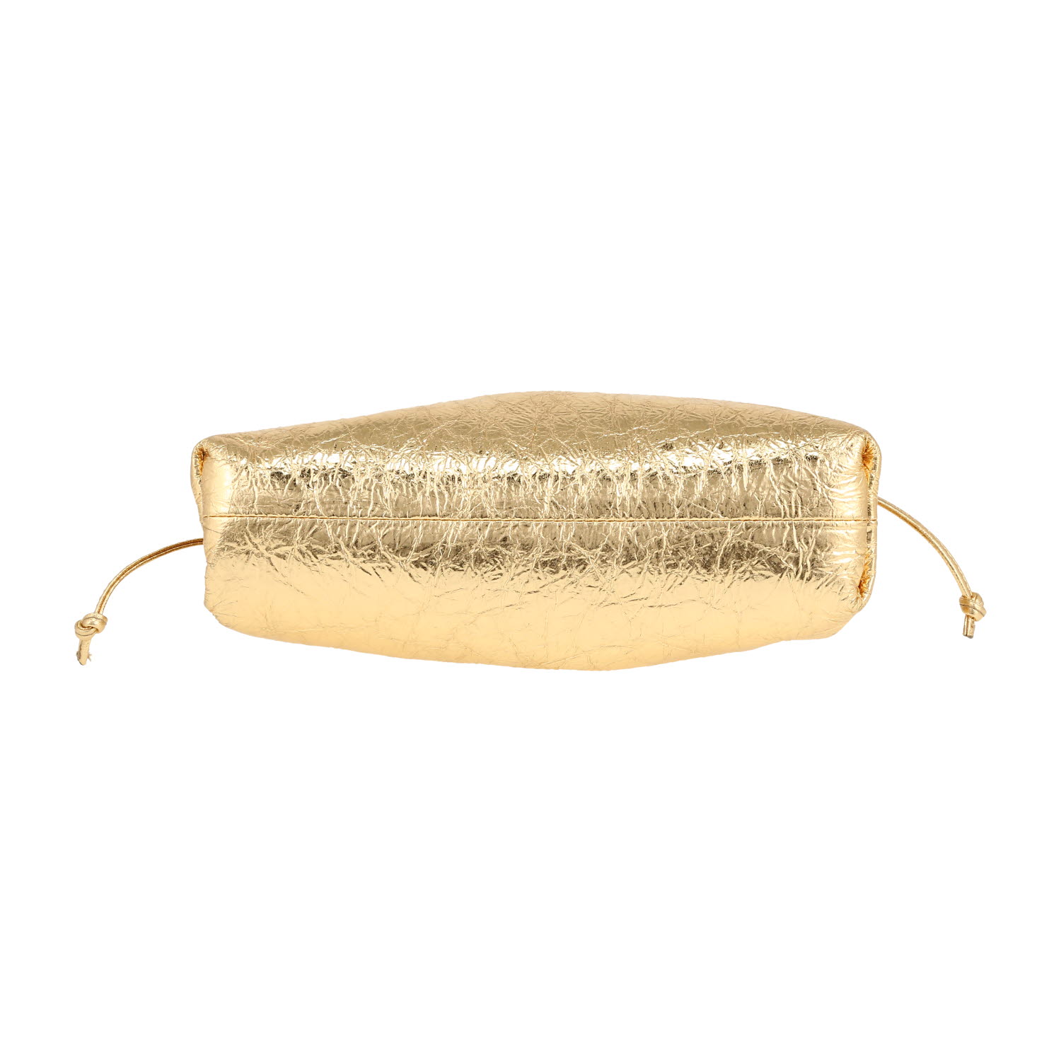 Bottega Veneta  Pouch handbag/clutch  in gold leather - Detail D1
