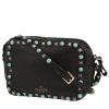 Bolso bandolera Valentino Garavani  Rockstud en cuero negro - 00pp thumbnail