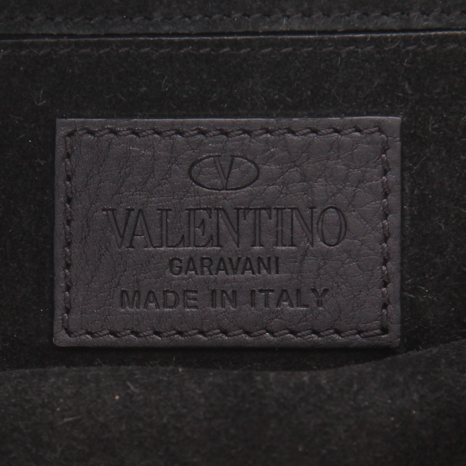 Borsa a tracolla Valentino Garavani  Rockstud in pelle nera - Detail D2