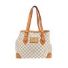 Bolso Cabás Louis Vuitton  Hampstead en lona a cuadros azul celeste y cuero natural - 360 thumbnail