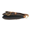 Dior  Saddle handbag  in navy blue denim canvas  and gold leather - Detail D1 thumbnail