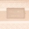 Bolso de mano Dior  Lady D-Lite en lona beige - Detail D2 thumbnail