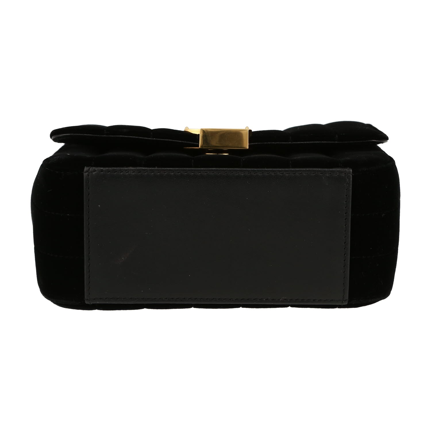 Bolso bandolera Saint Laurent  Jamie modelo pequeño  en terciopelo negro - Detail D1