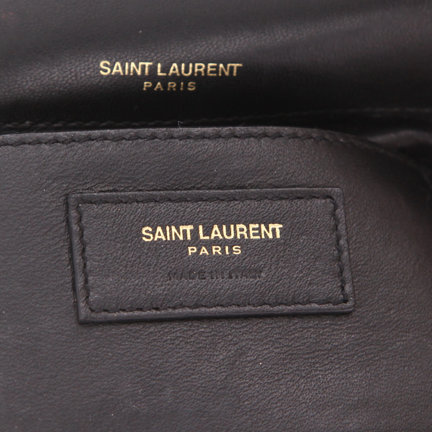 Borsa a tracolla Saint Laurent  Jamie modello piccolo  in velluto nero - Detail D2