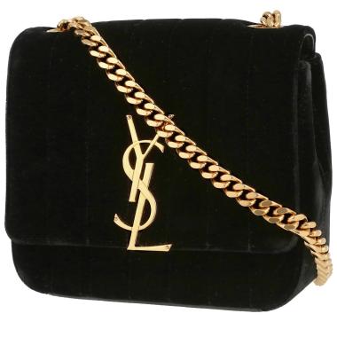 Borsa a tracolla Saint Laurent  Jamie modello piccolo  in velluto nero