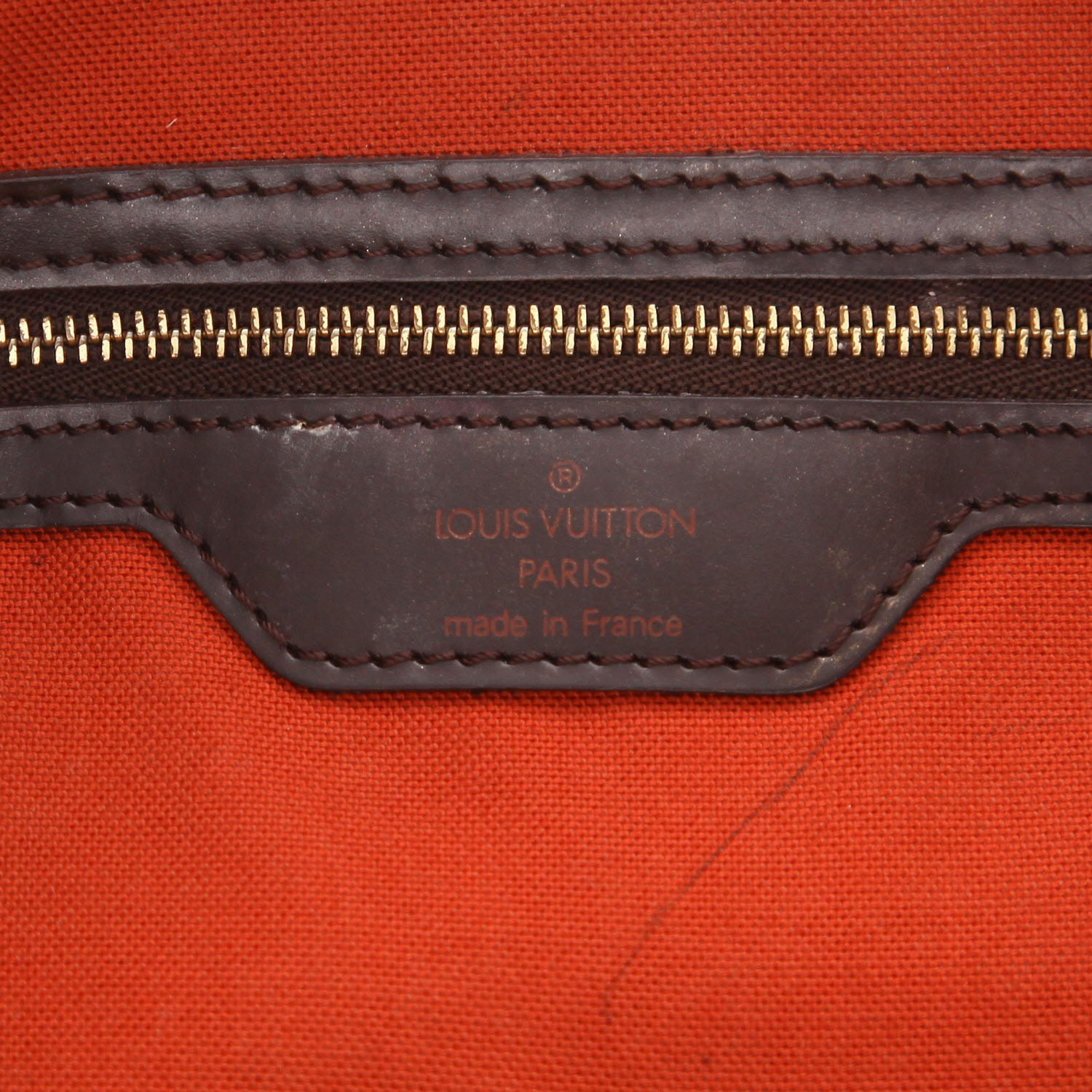Sac cabas Louis Vuitton  Chelsea et cuir marron - Detail D2