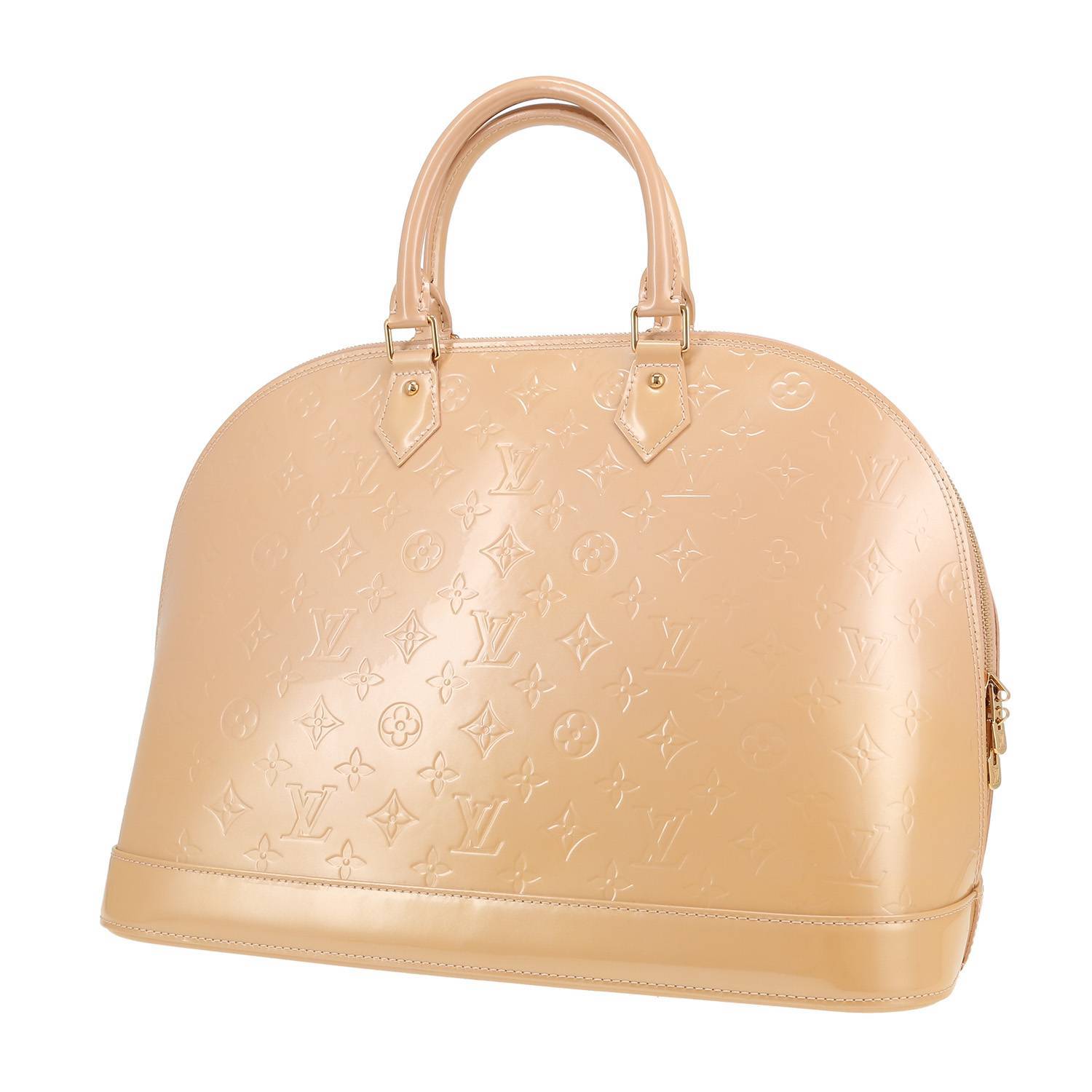 Sac Louis Vuitton Alma Monogram Beige Occasion