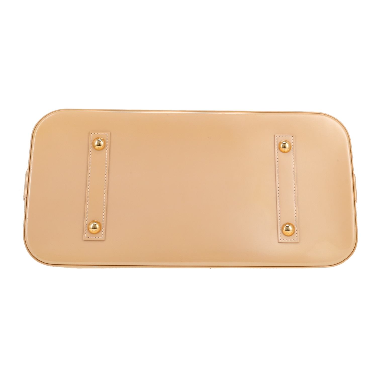 Louis Vuitton  Alma handbag  in beige monogram leather - Detail D1