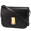 Celine  Classic Box Medium shoulder bag  in black box leather - 00pp thumbnail