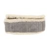 Dior  Caro shoulder bag  in grey sheepskin - Detail D1 thumbnail