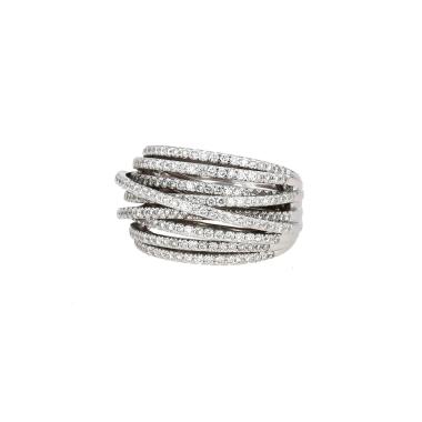 Bague Messika Meli- Melo en or blanc et diamants