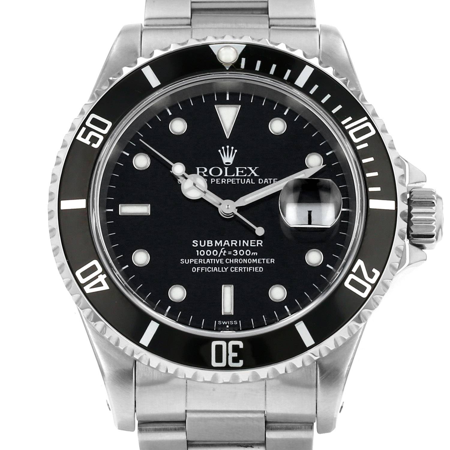 Reloj Rolex Submariner Date de acero Ref: Rolex - 16610  Circa 1999