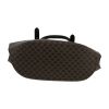Celine  Vintage bag worn on the shoulder or carried in the hand  in brown and black "Triomphe" canvas  and black leather - Detail D1 thumbnail