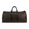 Celine   travel bag  in brown "Triomphe" canvas  and black leather - Detail D5 thumbnail