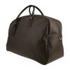 Sac de voyage Celine   en toile Triomphe marron et cuir noir - Detail D2 thumbnail