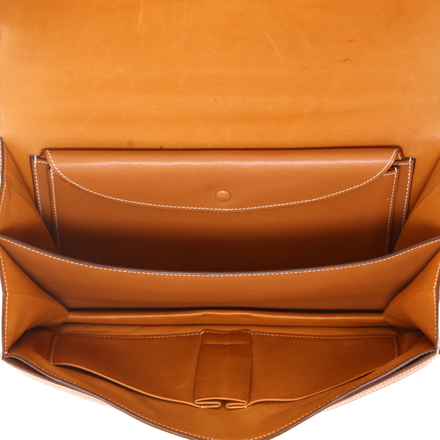 Bolso para llevar al hombro Hermès  Ring en raffia beige y cuero natural - Detail D3