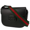 Gucci  1955 Horsebit large model  shoulder bag  in black leather - 00pp thumbnail