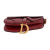 Borsa Dior  Saddle mini  in pelle martellata rossa - Detail D1 thumbnail