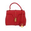 Bolso de mano Celine  16 en cuero rojo - 360 thumbnail