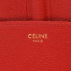 Bolso de mano Celine  16 en cuero rojo - Detail D2 thumbnail