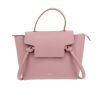 Borsa a tracolla Celine  Belt Nano in pelle martellata rosa - 360 thumbnail