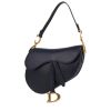 Dior  Saddle medium model  handbag  in navy blue smooth leather - 00pp thumbnail