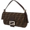 Bolso de mano Fendi  Baguette en lona monogram marrón - 00pp thumbnail