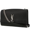 Borsa a tracolla Saint Laurent   in pelle martellata nera - 00pp thumbnail