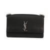 Borsa a tracolla Saint Laurent   in pelle martellata nera - 360 thumbnail