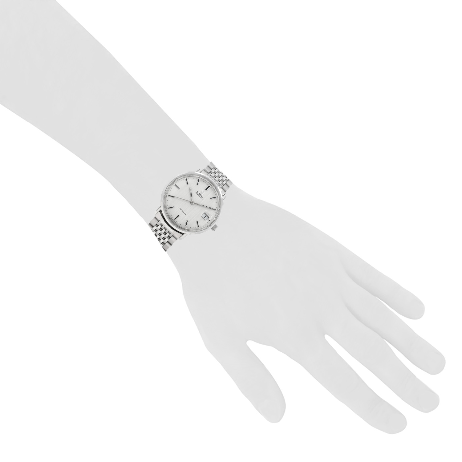 Montre Omega De Ville en acier Vers 1970 - Detail D1