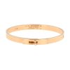 Opening Hermès Kelly bangle in pink gold and diamonds - 00pp thumbnail