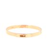 Opening Hermès Kelly bangle in pink gold and diamonds - 360 thumbnail