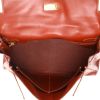 Hermès  Kelly 32 cm handbag  in brick red box leather - Detail D3 thumbnail