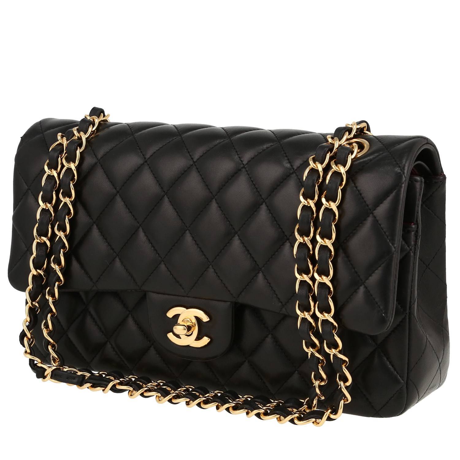 Sac à main Chanel  Timeless Classic en cuir matelassé noir