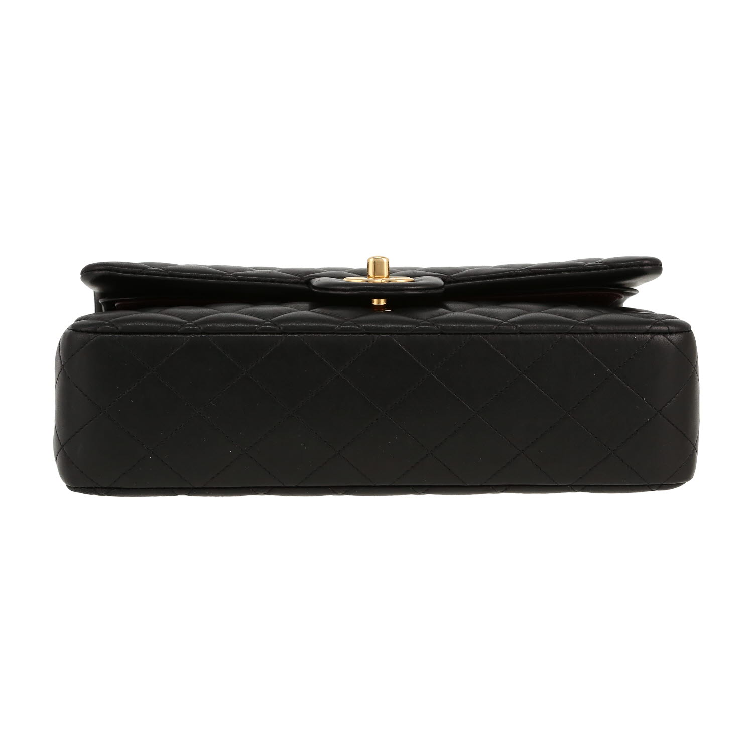 Sac à main Chanel  Timeless Classic en cuir matelassé noir - Detail D1