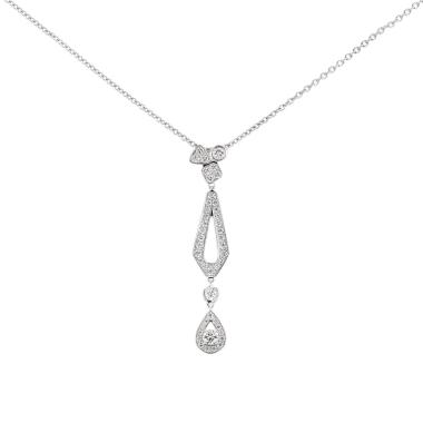 Collier Chaumet Joséphine en or blanc et diamants