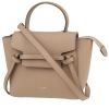 Bolso bandolera Celine  Belt Pico en cuero beige - 00pp thumbnail