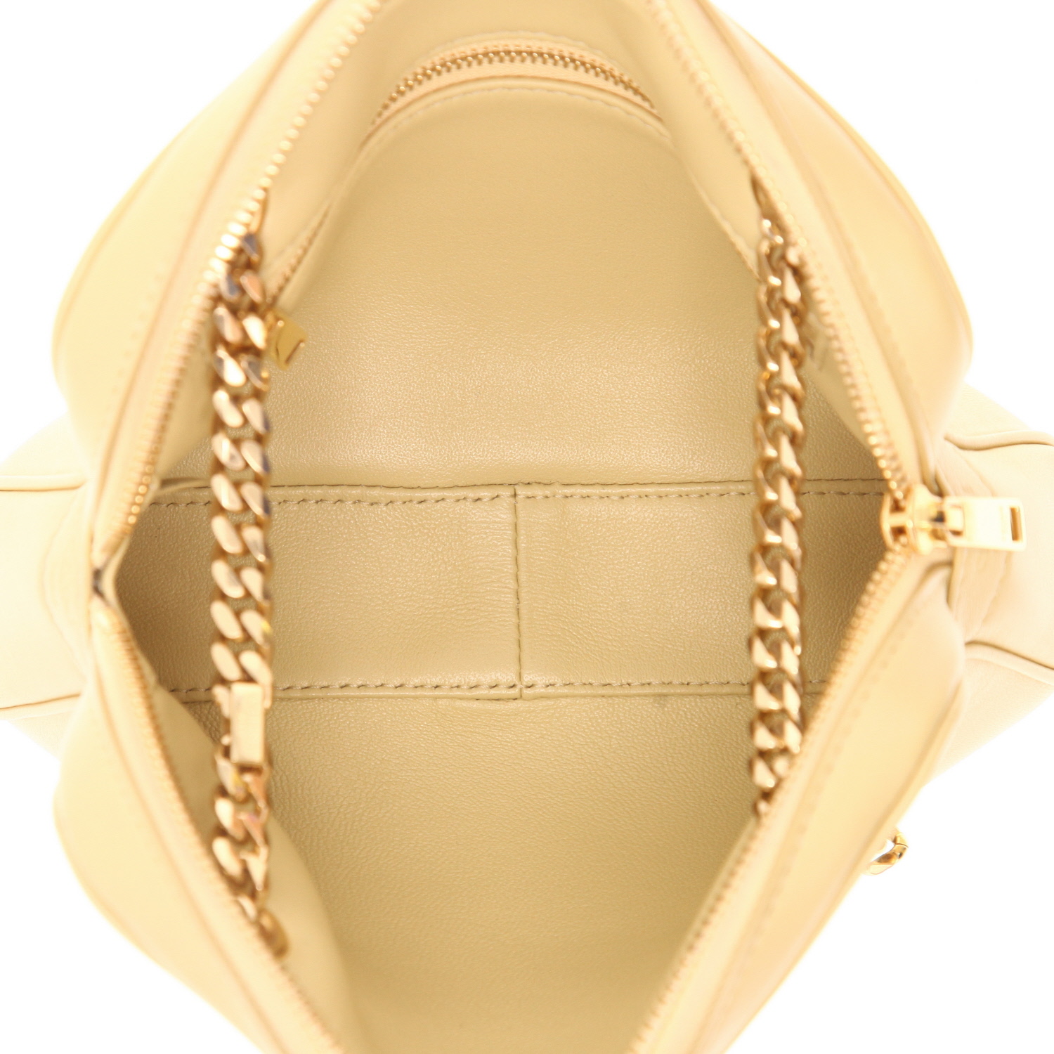 Borsa a tracolla Celine   in pelle gialla - Detail D3