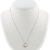 Mikimoto  pendant in white gold, diamonds and cultured pearl - 360 thumbnail